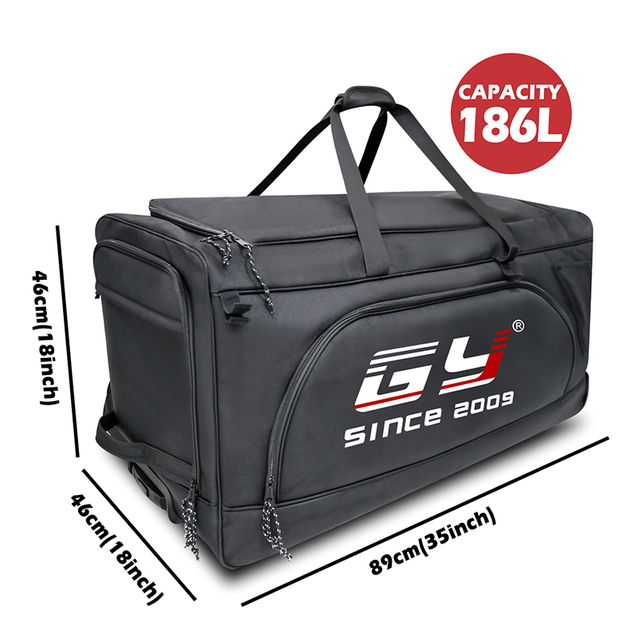 Sac d'équipement de hockey sur glace personnalisé avec roues