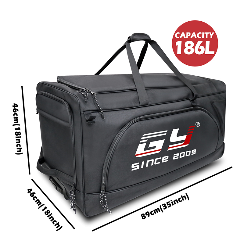 Sac d'équipement de hockey sur glace personnalisé avec roues