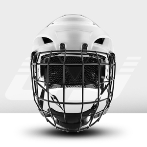 Casque de hockey sur glace de protection de tête de doublure d’impression 3D de treillis