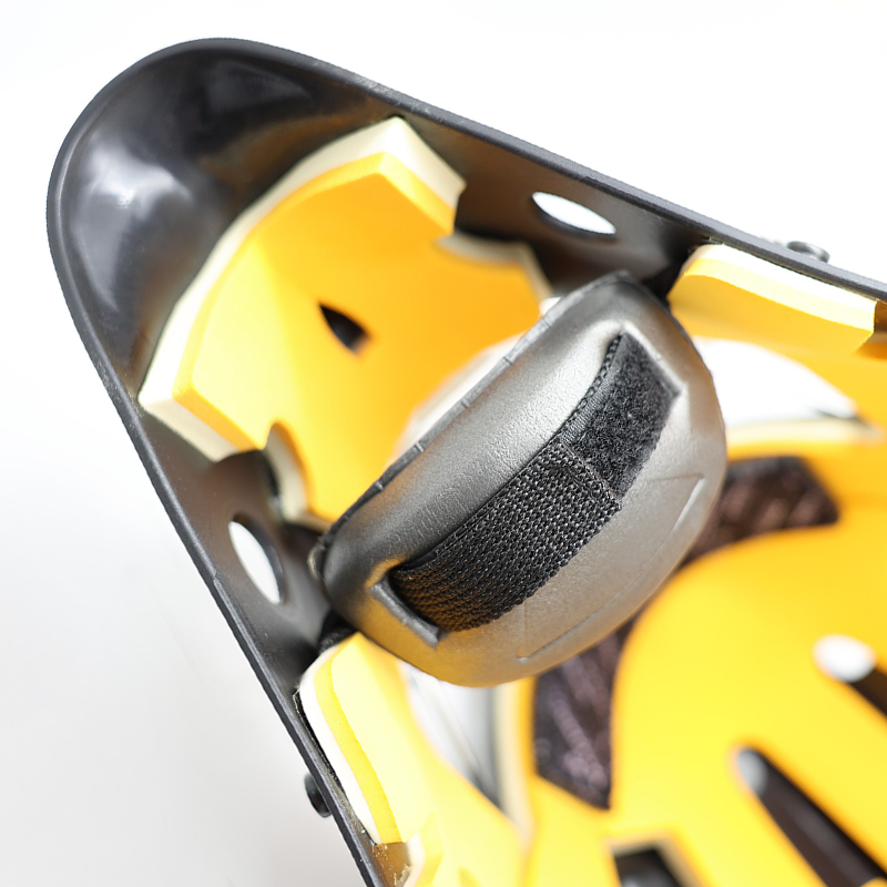 Casque de gardien de hockey sur glace de protection contre la sécurité en acier blanc