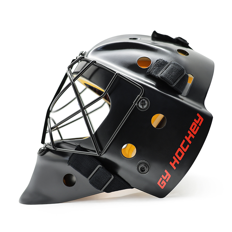 Casque de gardien de hockey sur le terrain personnalisé en acier inoxydable