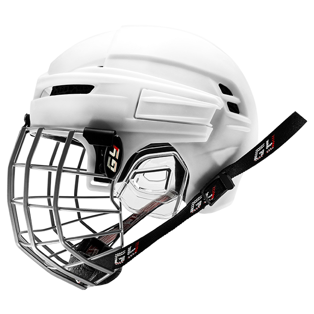 Casque de hockey sur glace à doublure imprimée en treillis 3D