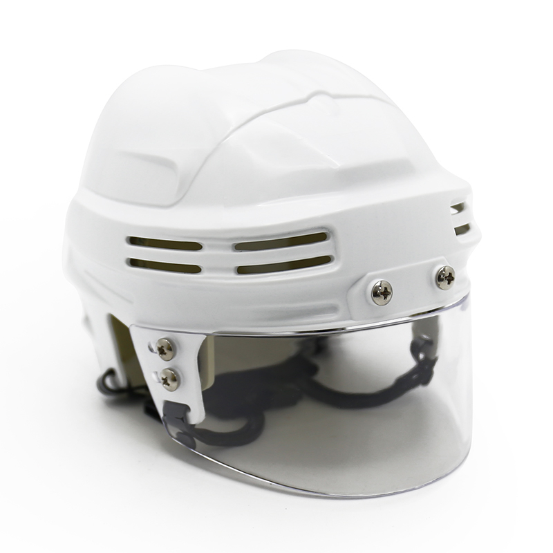 Mini casque de hockey sur glace à affichage personnalisé avec visière