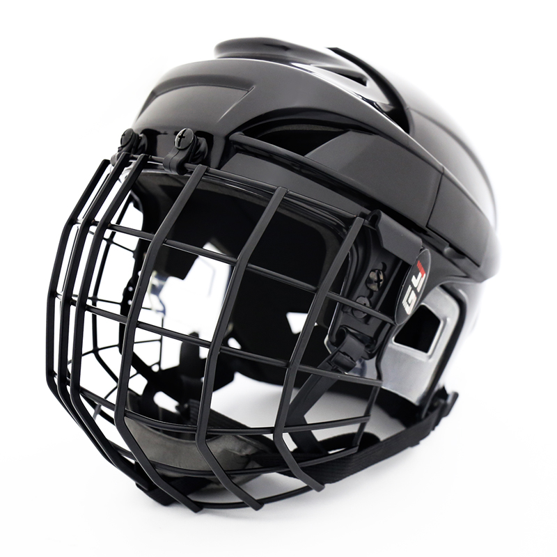 Casque de hockey sur glace confortable moyen pour tête ronde