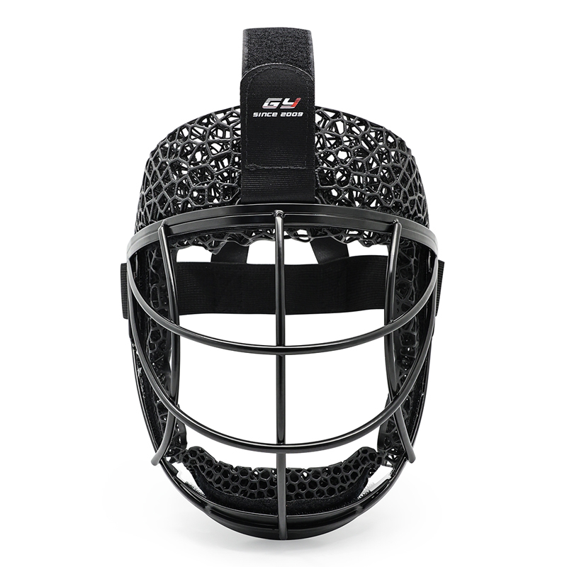 Masque de coin défensif de hockey sur terrain en métal imprimé en mousse 3D personnalisé