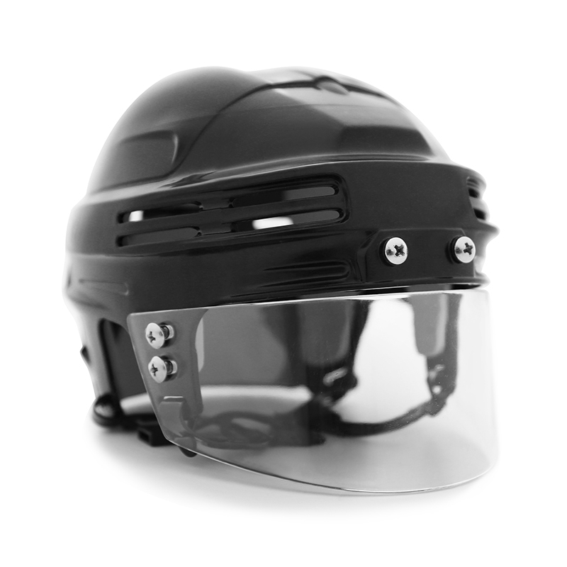 Mini casque de hockey sur glace à affichage personnalisé avec visière