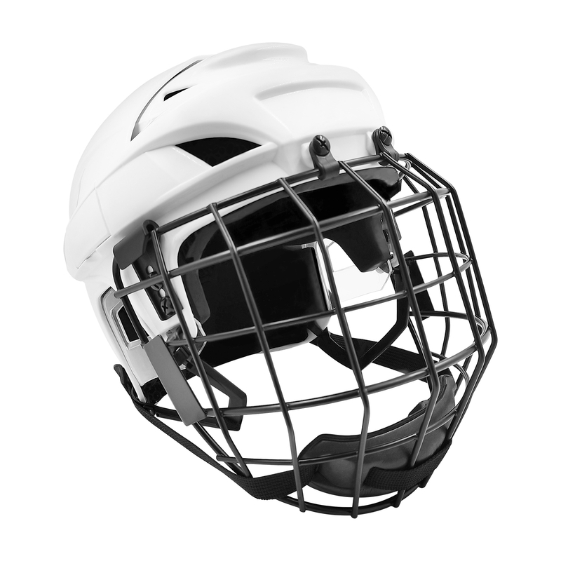 Casque de hockey sur glace à protection de tête réglable moyenne