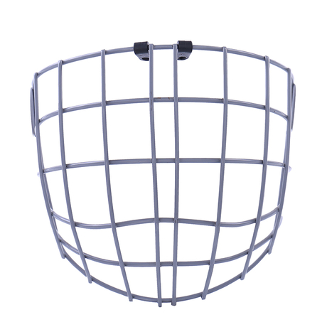 Cage de hockey sur glace d'entraînement en argent noir