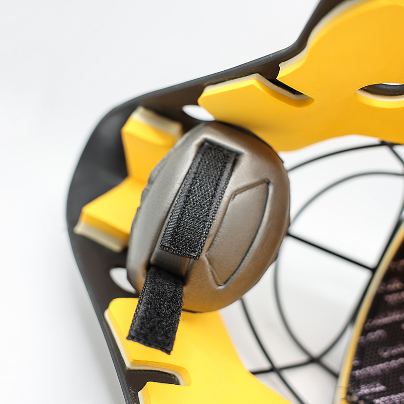 Casque de gardien de hockey sur le terrain personnalisé en acier inoxydable