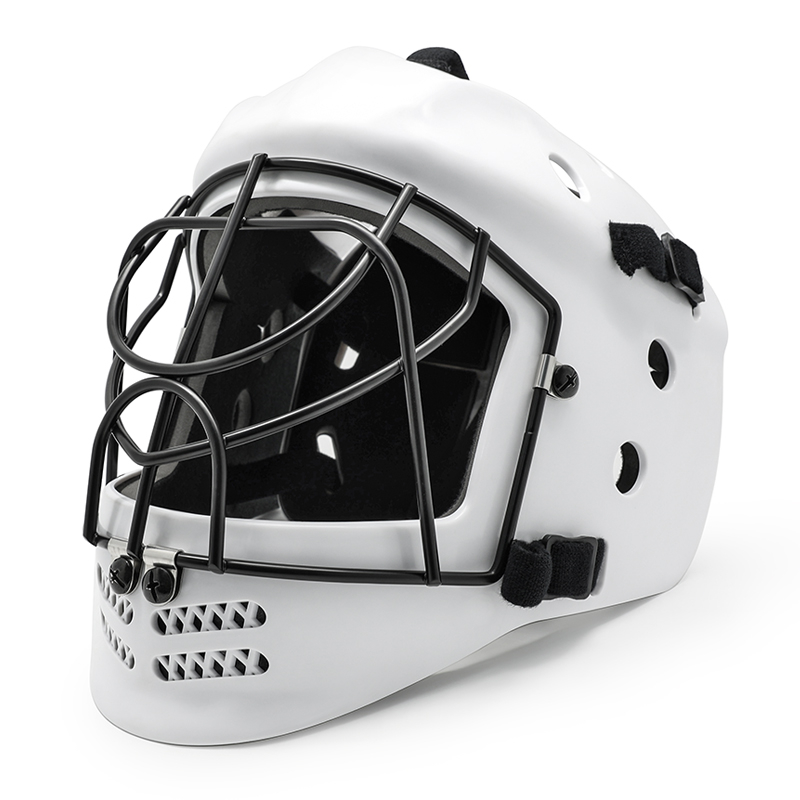 Casque de gardien de but de hockey sur gazon junior de protection contre les impacts élevés