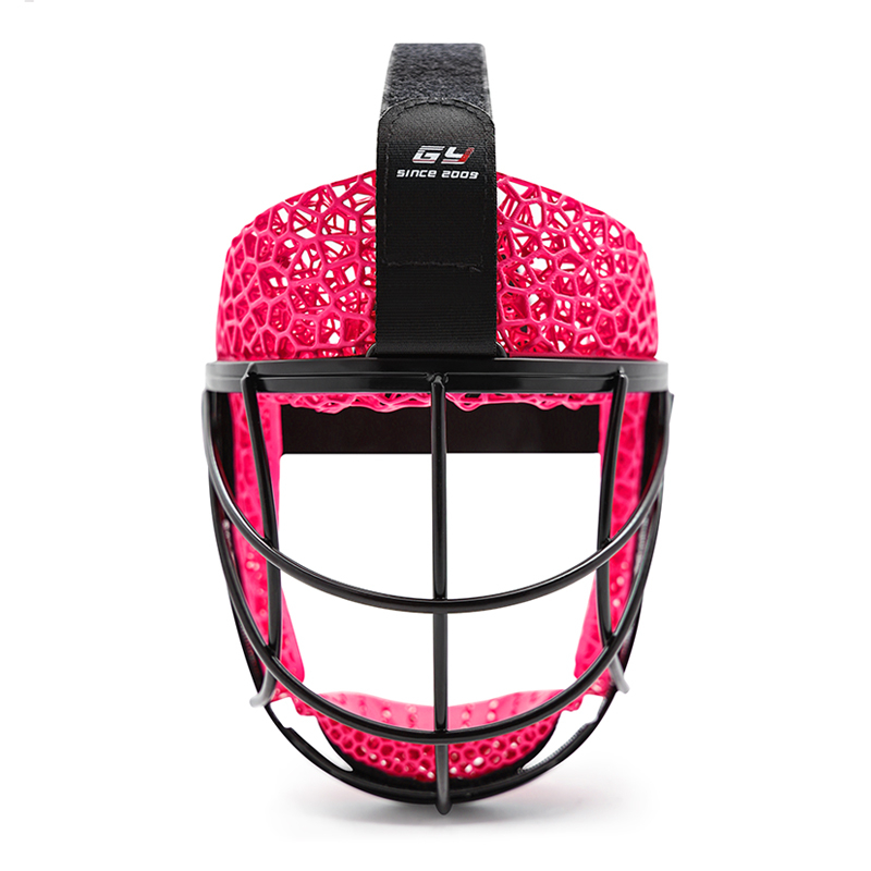 Masque de coin défensif de hockey sur terrain en métal imprimé en mousse 3D personnalisé