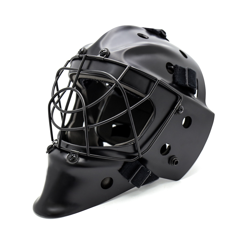 Remplacement de cage en acier de casque de gardien de but de hockey Black Cat Eye