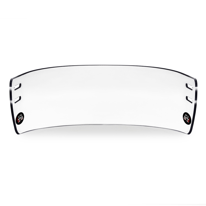 Visière de hockey sur glace haute définition antibuée et résistante aux rayures