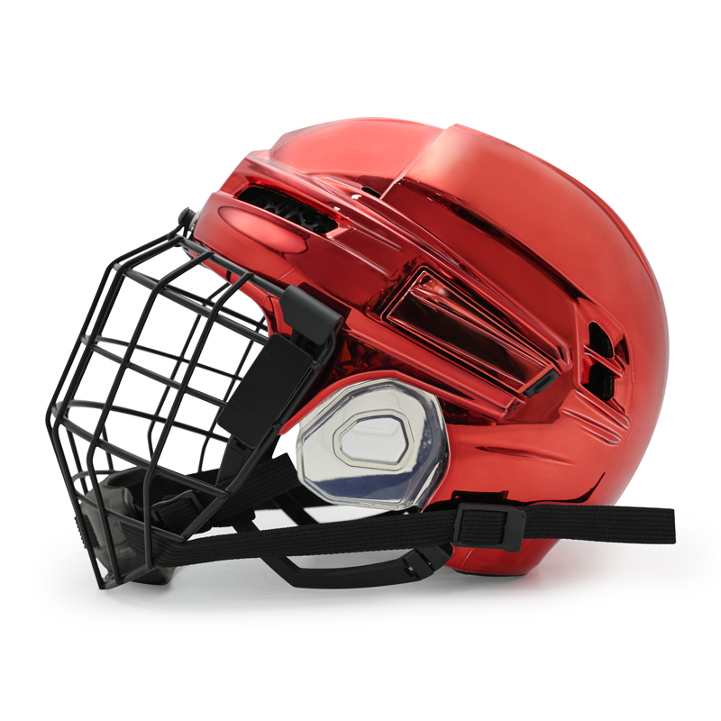 Casque de hockey de glace de protection protectrice imprimée 3D