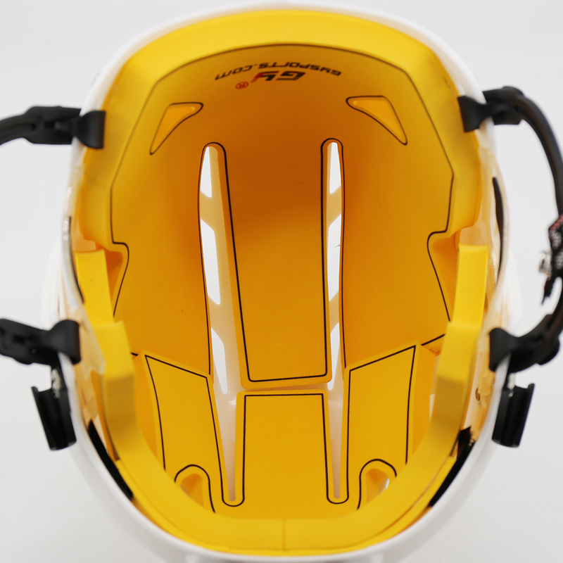Casque de hockey sur glace confortable moyen pour tête ronde