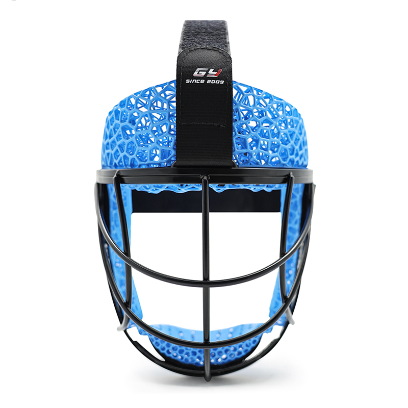Masque de coin défensif de hockey sur terrain en métal imprimé en mousse 3D personnalisé