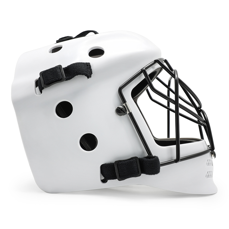 Casque de gardien de but de hockey sur gazon junior de protection contre les impacts élevés