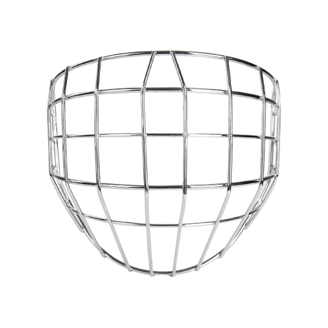 Cage de hockey sur glace chromée