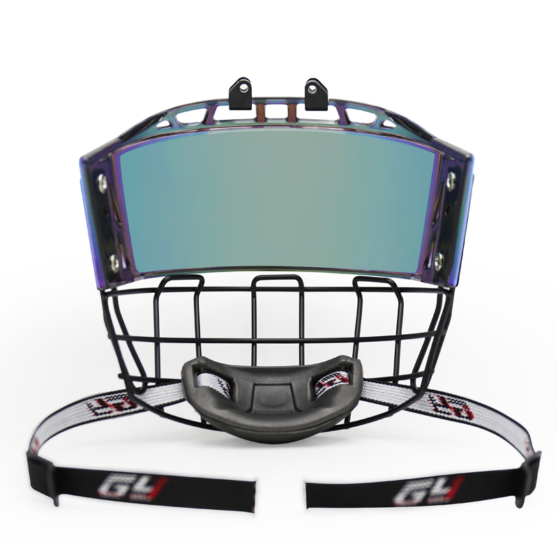 Cage rouge de casque de hockey sur glace de haute résistance pour le joueur de hockey