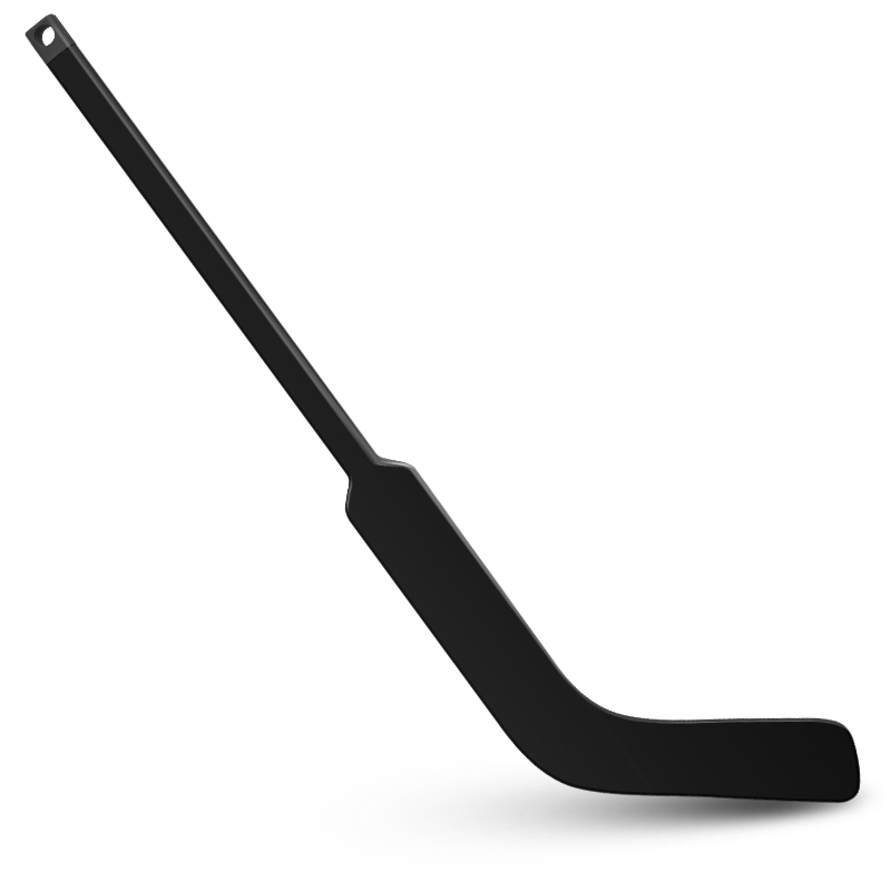 Fibre-verre Mini gardien de hockey sur glace Stick Youth