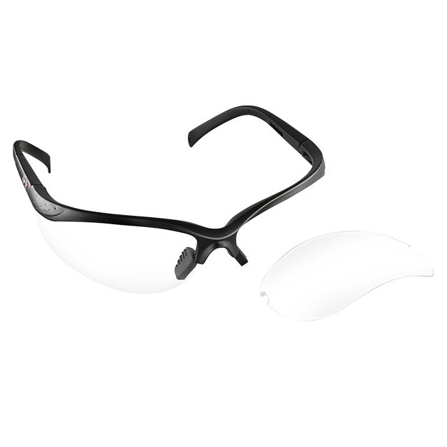 Lunettes transparentes de floorball de sports d'intérieur de protection UV