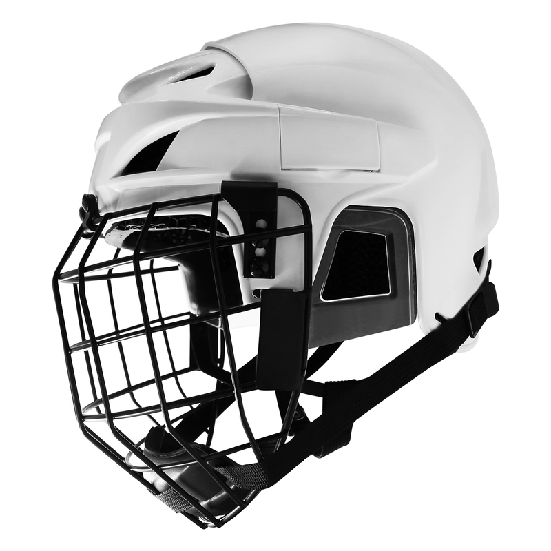 Casque de hockey sur glace à protection de tête réglable moyenne