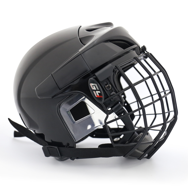 Casque de hockey sur glace confortable moyen pour tête ronde