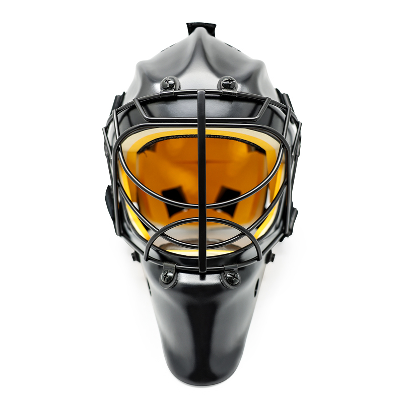 Casque de gardien de hockey sur le terrain personnalisé en acier inoxydable