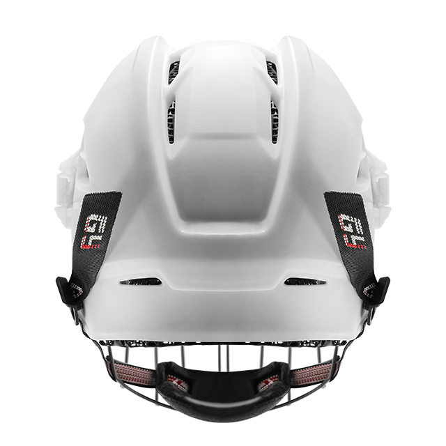 Casque de hockey sur glace à doublure imprimée en treillis 3D