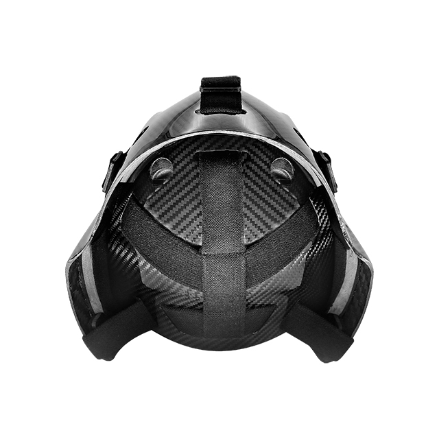 Casque de gardien de but de Floorball en Fiber de carbone léger, casque de Floorball personnalisé