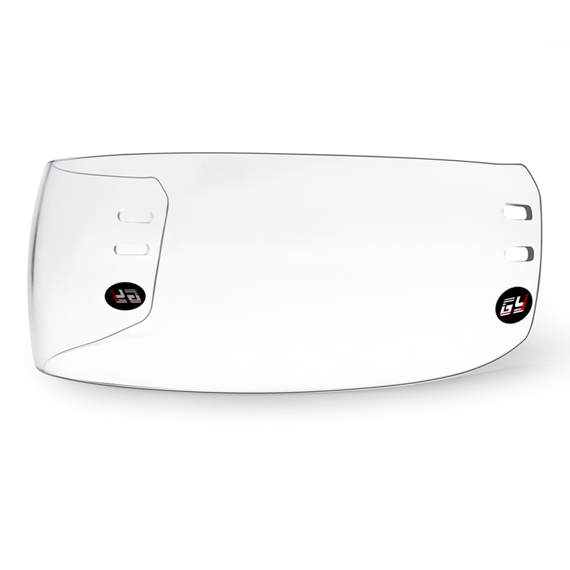 Visière de hockey sur glace HD de protection antibuée et résistante aux rayures