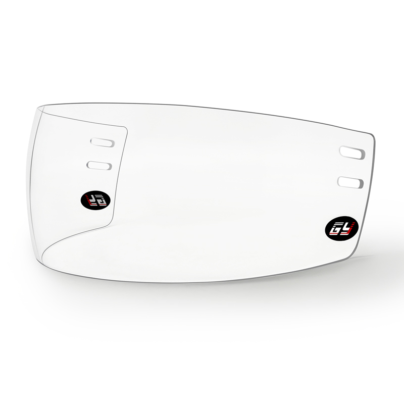 Visière de hockey sur glace haute définition antibuée et résistante aux rayures