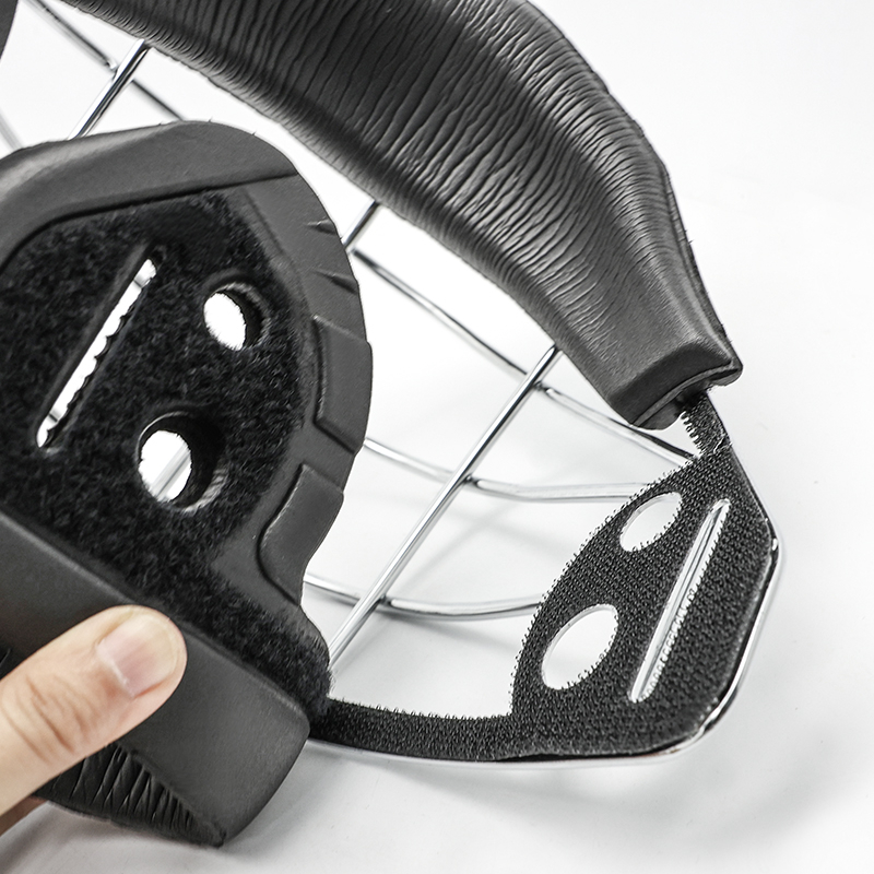 Masque complet de hockey en acier inoxydable pour les coins