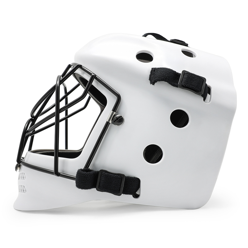 Casque de gardien de but de hockey sur gazon junior de protection contre les impacts élevés