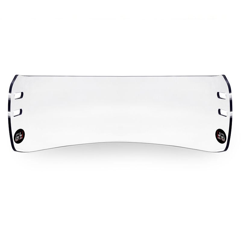 Visière de hockey sur glace HD de protection antibuée et résistante aux rayures