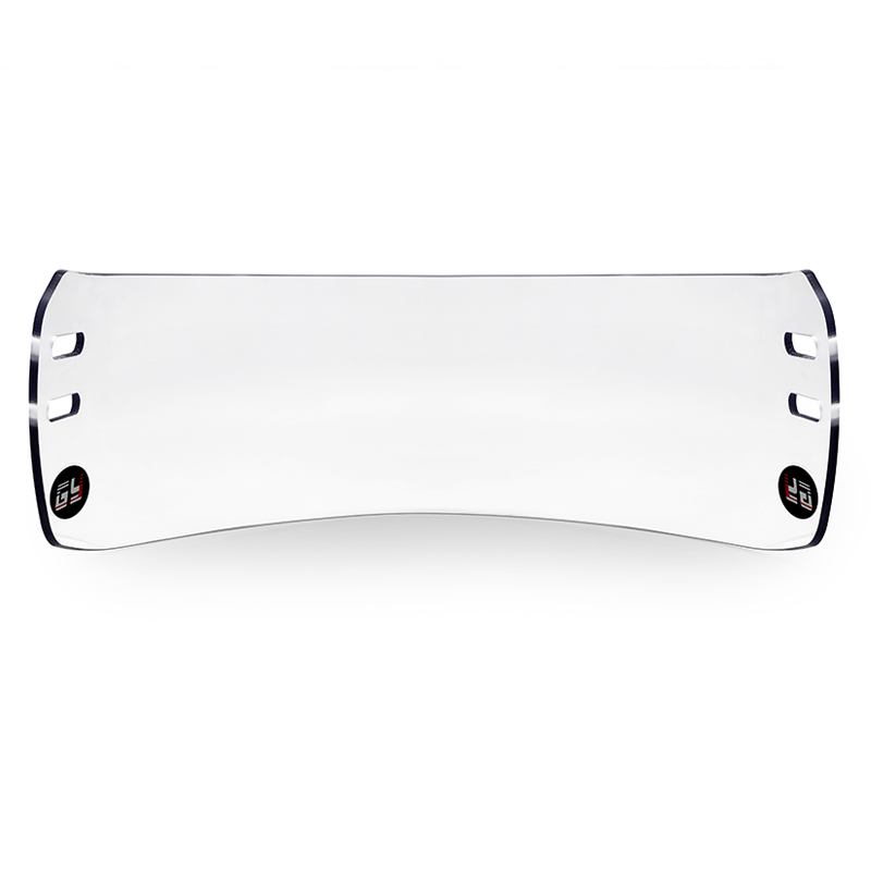 Visière de hockey sur glace HD de protection antibuée et résistante aux rayures