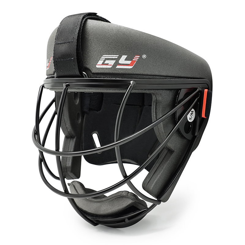 Masque facial de hockey sur gazon de sécurité haut de gamme avec plaque arrière