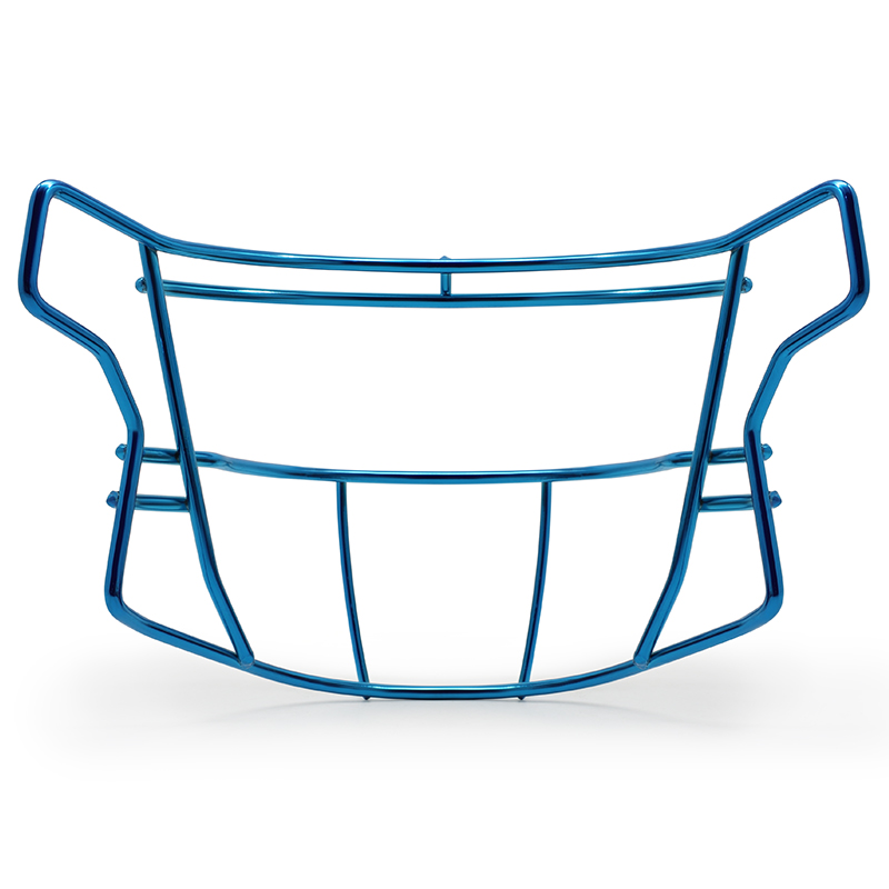 Masque facial de football américain chromé en acier haute résistance OEM