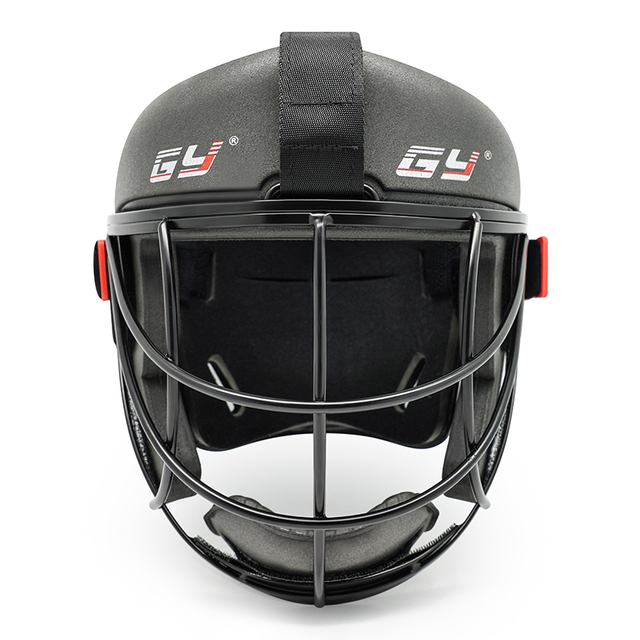Masque facial de hockey sur gazon de sécurité haut de gamme avec plaque arrière