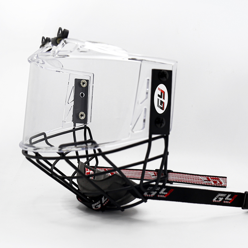 Comparaison des formes de barres de cages de hockey sur glace