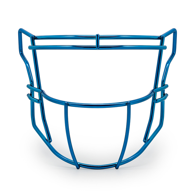 Masque facial de football américain chromé en acier haute résistance OEM